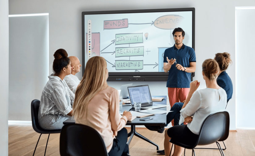 Hội nghị truyền hình với màn hình tương tác thông minh