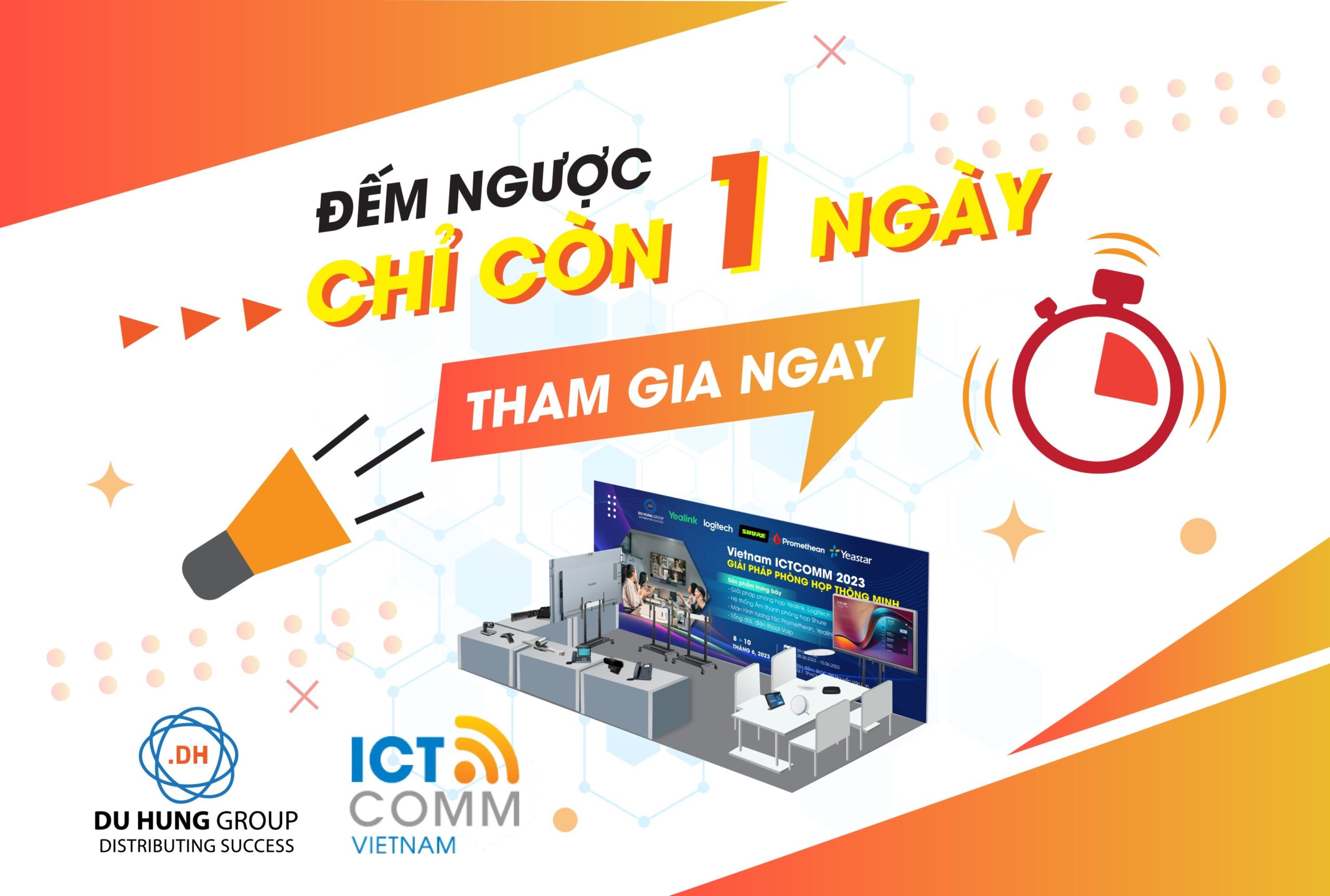 [CHỈ CÒN 1 NGÀY] THAM QUAN GIAN HÀNG DU HƯNG TẠI TRIỂN LÃM VIỆT NAM ICTCOMM 2023