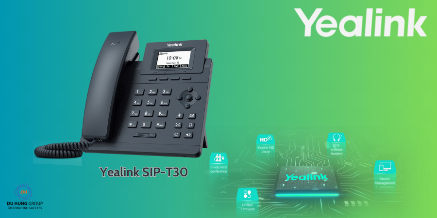 Điện thoại IP Yealink SIP-T30 chính hãng - đầy đủ tính năng