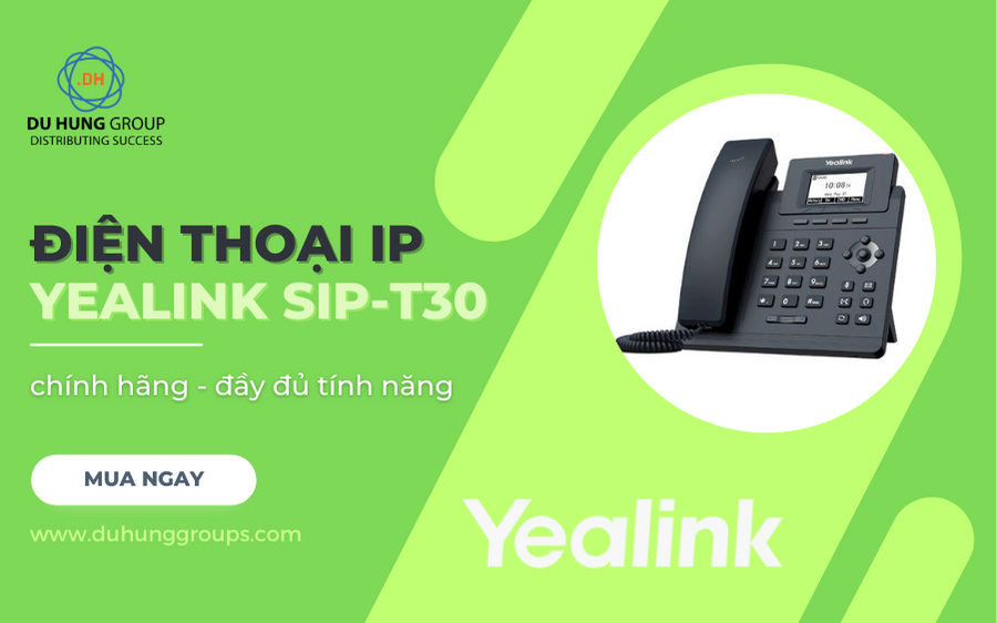 Điện thoại IP Yealink SIP-T30 chính hãng - đầy đủ tính năng