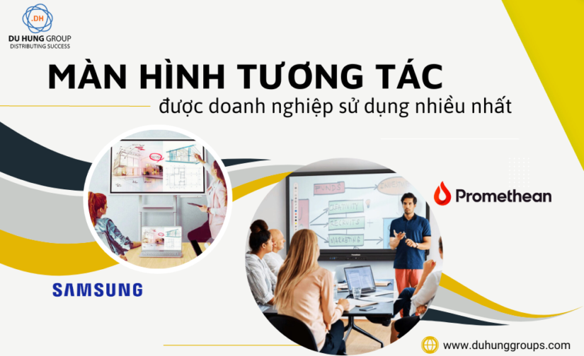 Mẫu màn hình tương tác được doanh nghiệp sử dụng nhiều nhất