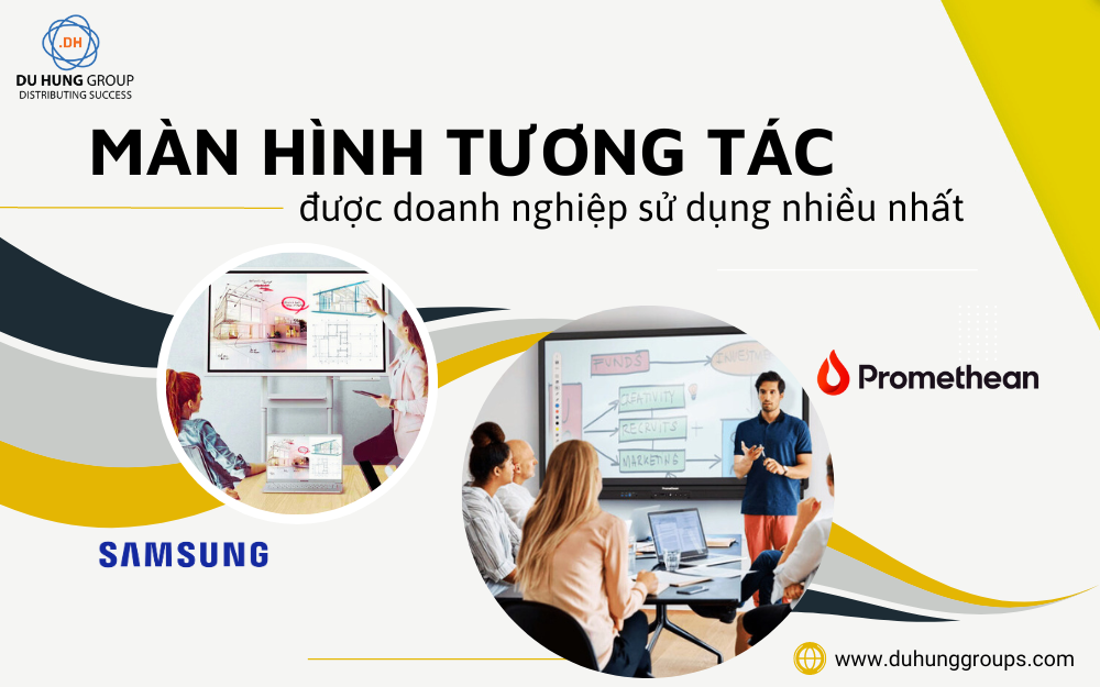 Mẫu màn hình tương tác được doanh nghiệp sử dụng nhiều nhất