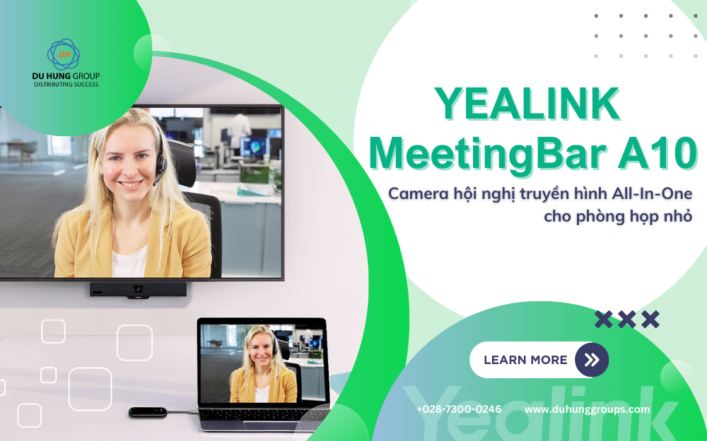 Camera hội nghị All-in-one Yealink MeetingBar A10 cho phòng họp nhỏ