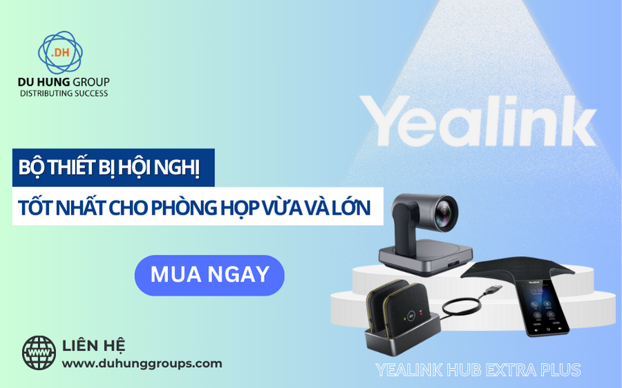 Bộ thiết bị hội nghị truyền hình tốt nhất cho phòng họp vừa và lớn