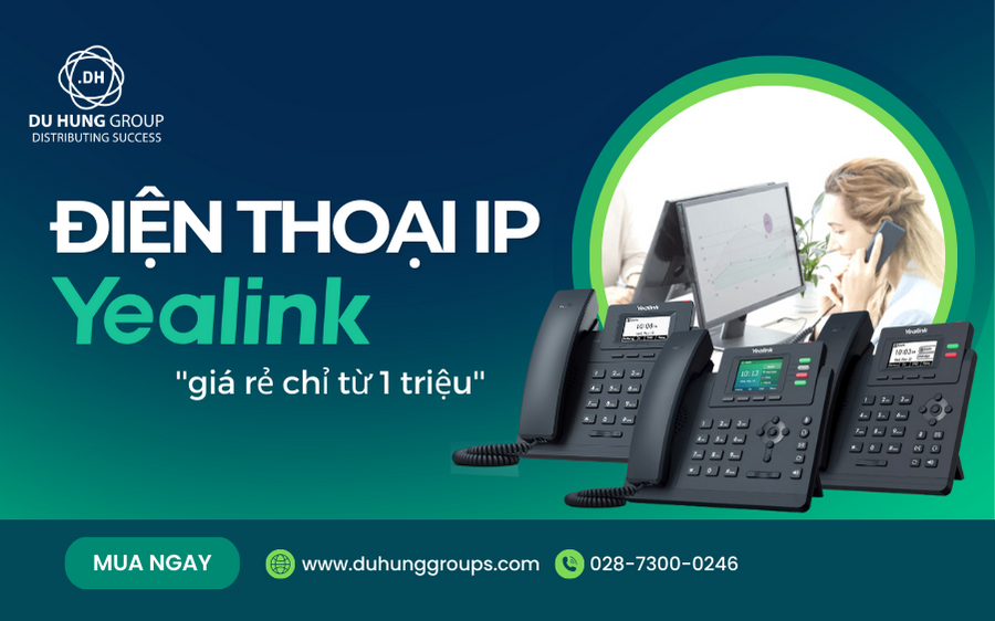 Top điện thoại IP Yealink giá rẻ chỉ từ 1 triệu