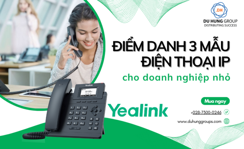 Điểm danh 3 mẫu điện thoại IP giá rẻ cho doanh nghiệp nhỏ