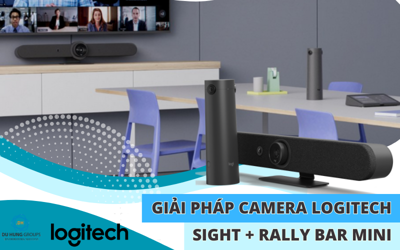 Giải pháp camera Logitech Sight + Rally Bar Mini