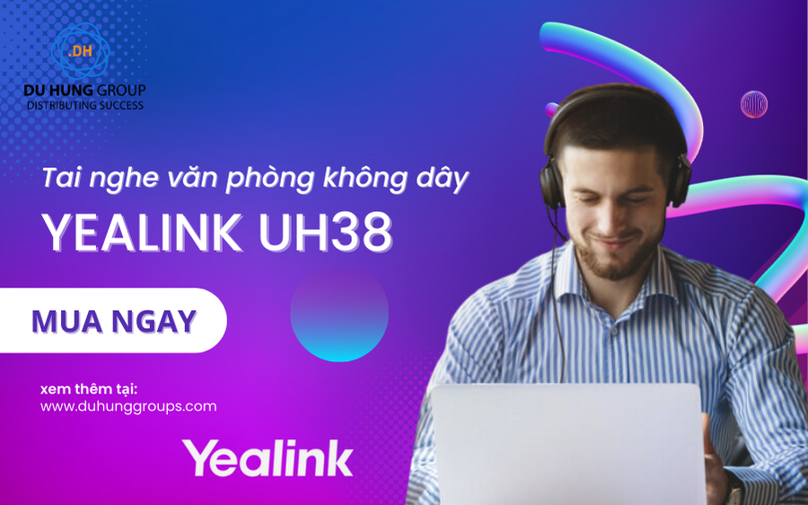 Tai Nghe V N Ph Ng Kh Ng D Y Yealink Uh