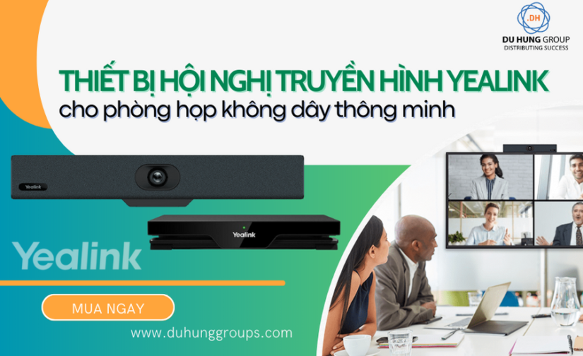 Thiết bị hội nghị truyền hình Yealink cho phòng họp không dây thông minh