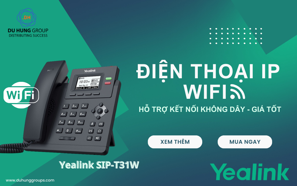 Điện thoại IP Wifi không dây giá rẻ tốt nhất 2023
