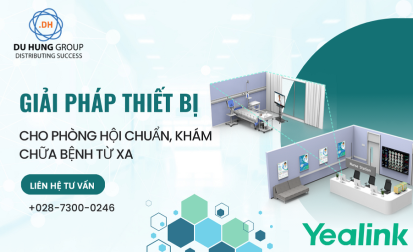 Giải pháp thiết bị cho phòng hội chuẩn, khám chữa bệnh từ xa