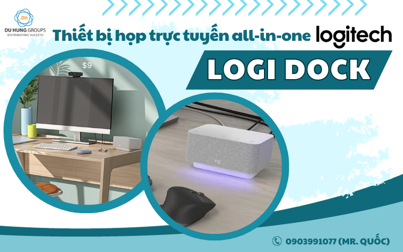 Thiết bị họp trực tuyến All-in-One Logitech Logi Dock