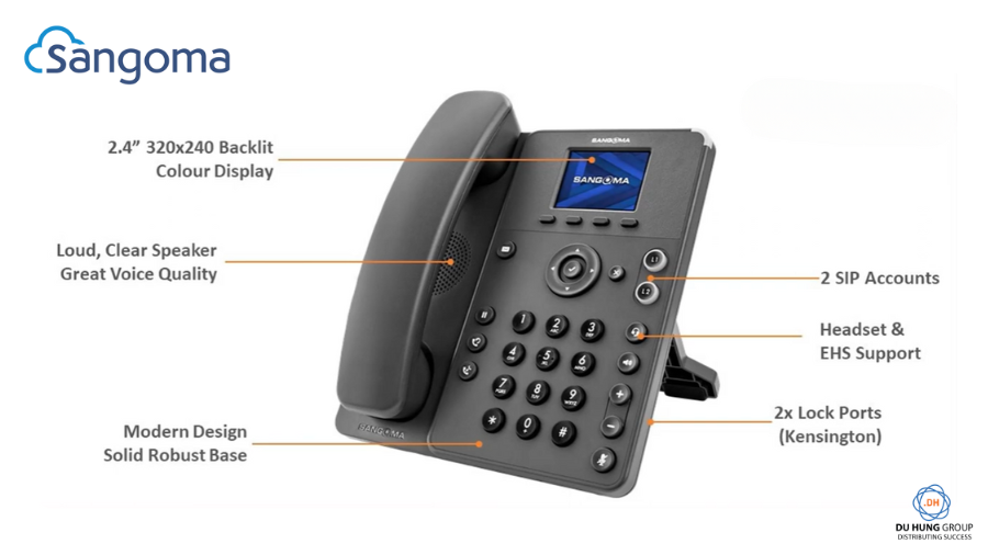 Điện thoại IP Sangoma P310 chính hãng, giá tốt