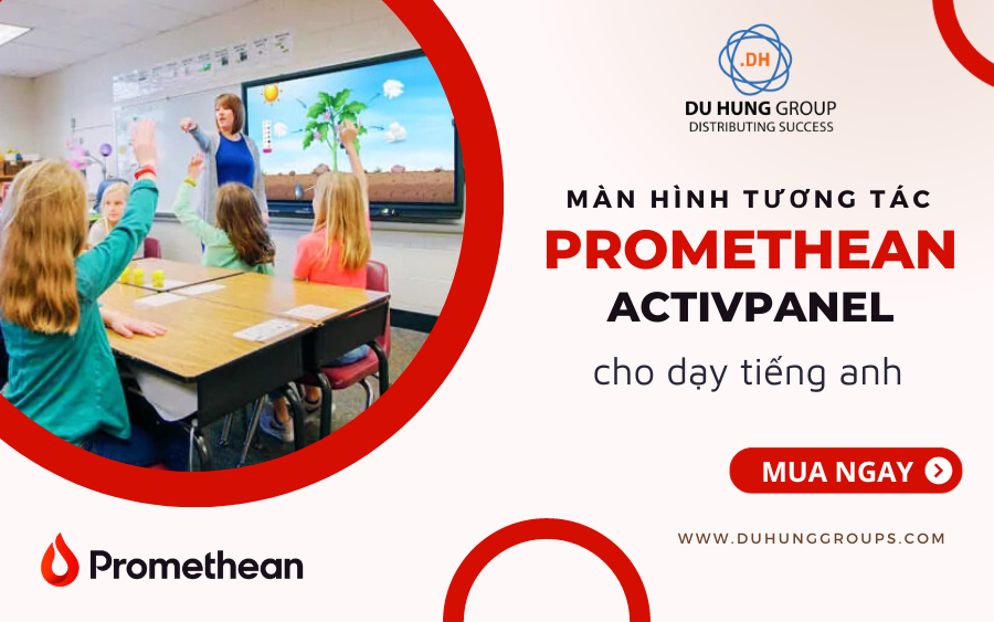Màn hình tương tác dạy tiếng anh Promethean ActivPanel
