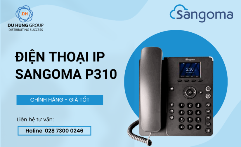 Điện thoại IP Sangoma P310 chính hãng, giá tốt