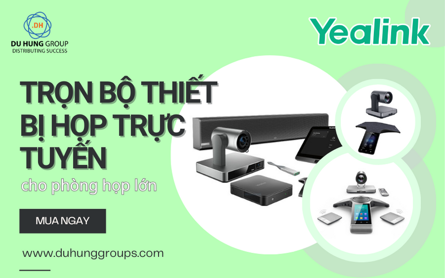 Trọn bộ thiết bị họp trực tuyến cho phòng họp lớn