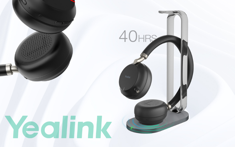 Tai nghe chụp tai Bluetooth Yealink BH72 - Kiểu dáng thời trang, chống ồn tốt