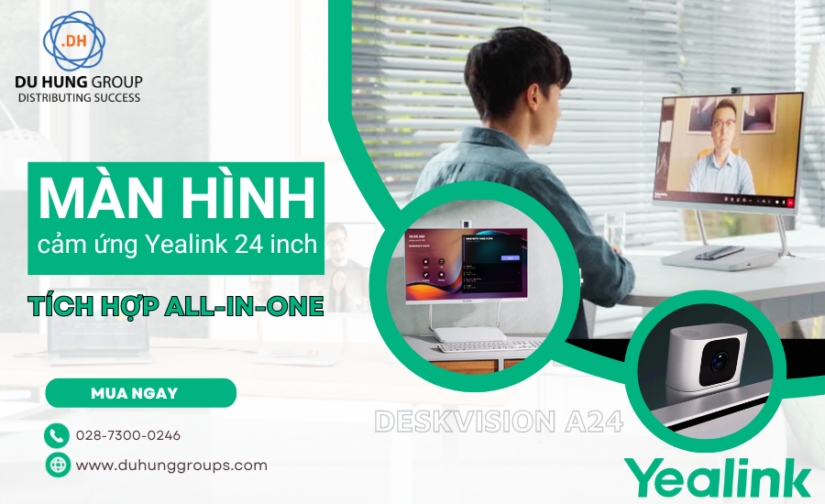 Màn hình cảm ứng Yealink 24 inch tích hợp All-in-one