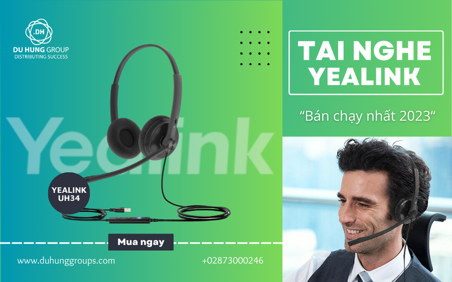 Mẫu tai nghe Yealink bán chạy nhất 2023