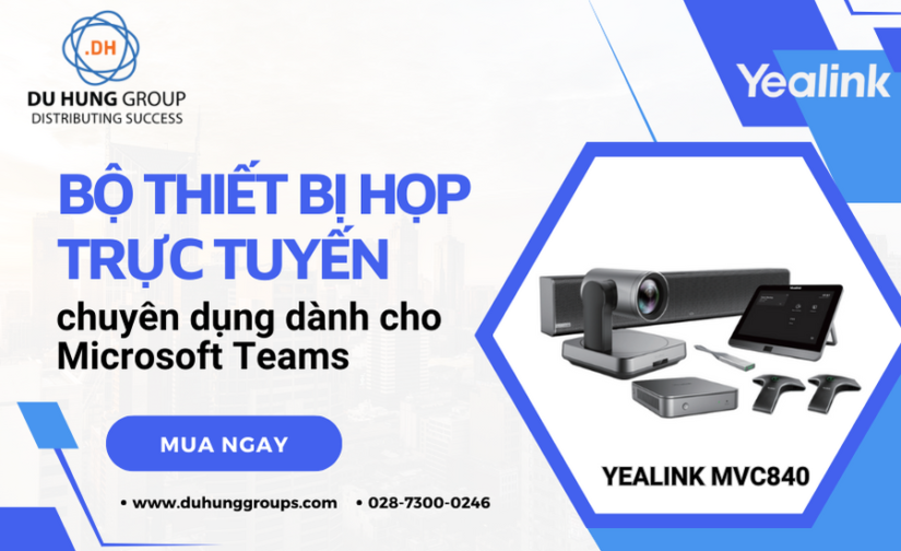Bộ thiết bị họp trực tuyến chuyên dụng cho Microsoft Teams