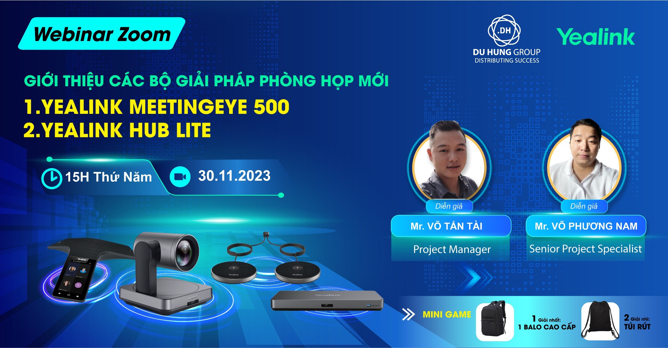 WEBINAR - GIỚI THIỆU CÁC BỘ GIẢI PHÁP PHÒNG HỌP MỚI