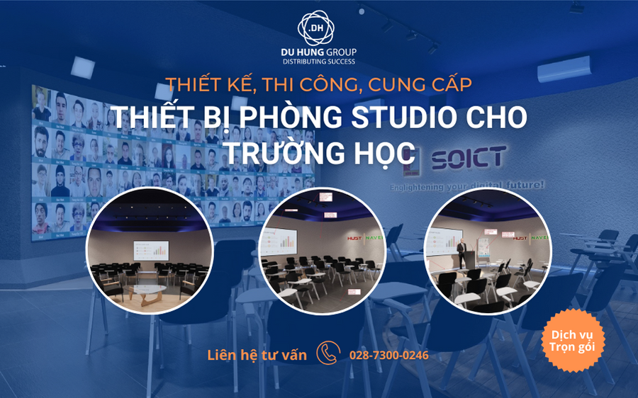 Thiết kế, thi công, cung cấp thiết bị phòng Studio cho trường học