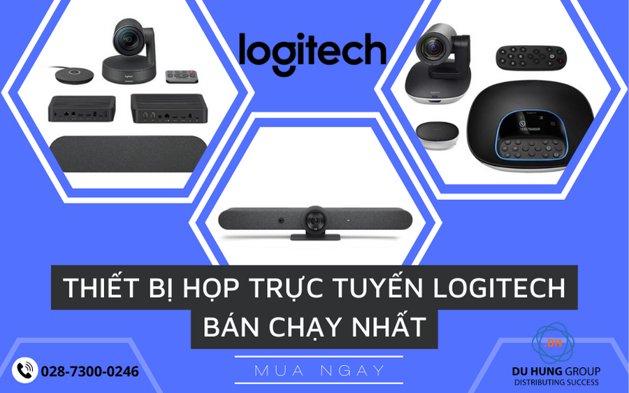 Top những Bộ thiết bị họp trực tuyến Logitech bán chạy nhất