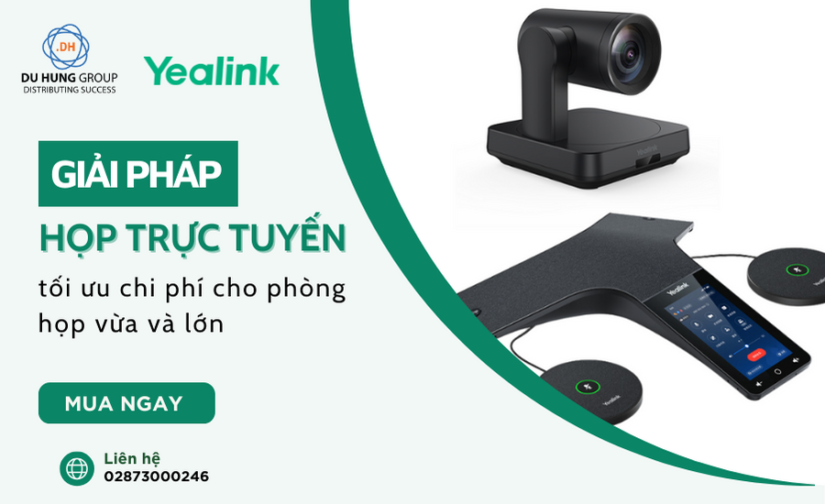 Giải pháp họp trực tuyến tối ưu chi phí cho phòng họp vừa và lớn