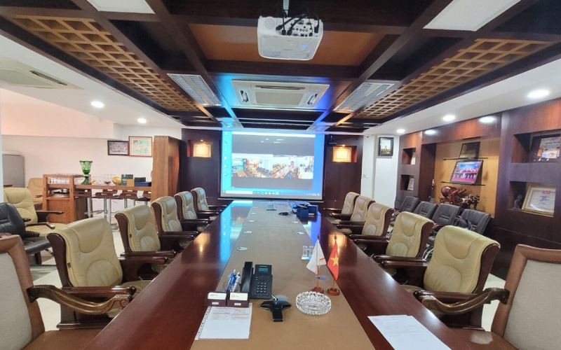 Hệ thống hội nghị trực tuyến cho công ty Đức Khải