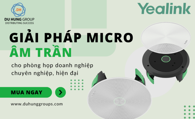Giải pháp Micro âm trần cho phòng họp chuyên nghiệp