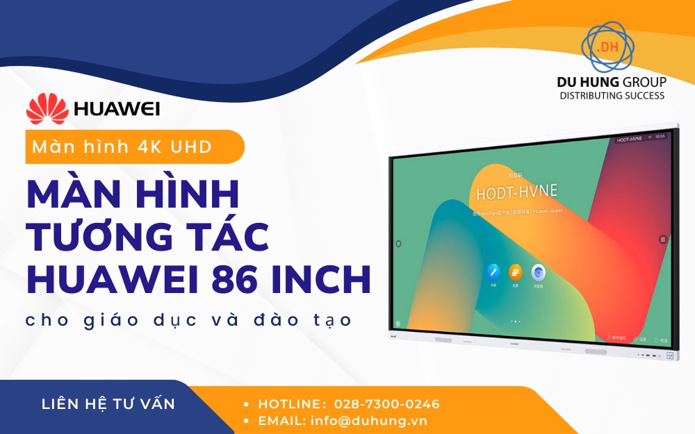 Màn hình tương tác HUAWEI 86 inch cho giáo dục và đào tạo