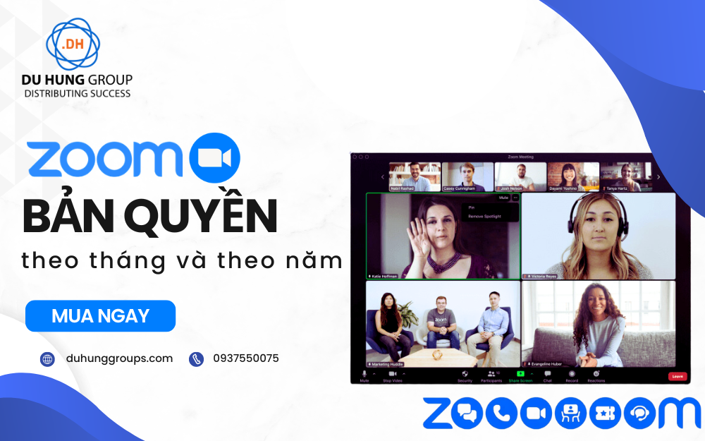 Mua Zoom bản quyền giá tốt theo tháng và theo năm