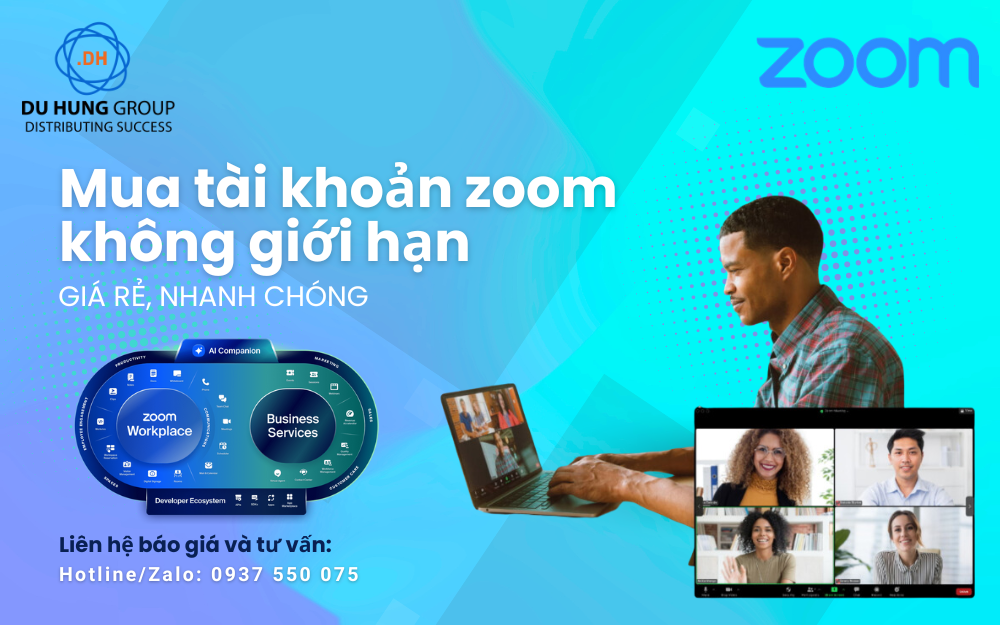 Mua tài khoản zoom không giới hạn