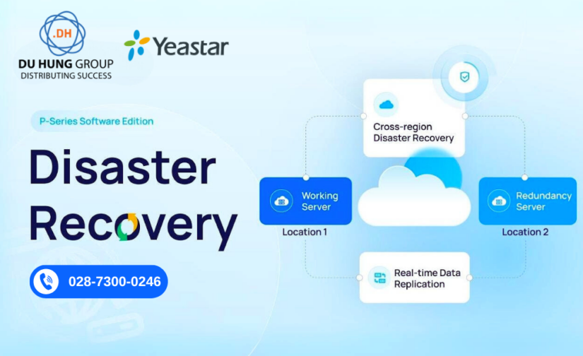 Hướng dẫn cách thiết lập tính năng Disaster Recovery (Khắc phục thảm họa) trong Yeastar P-Series Software PBX