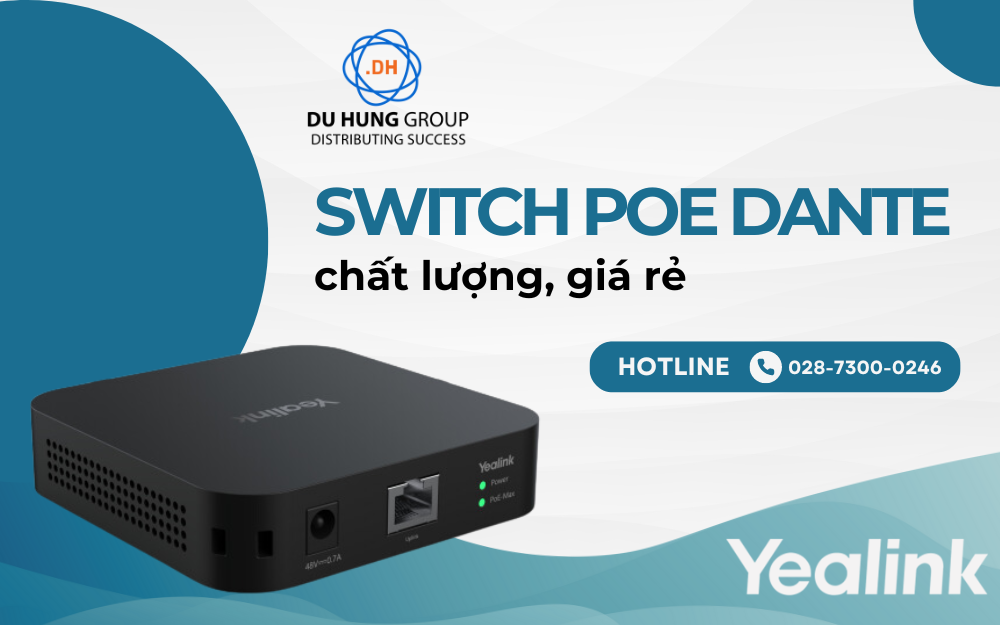 Switch poe DANTE