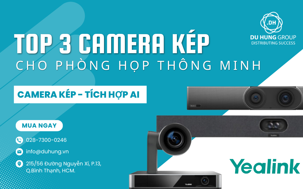 Top 3 camera kép cho phòng họp thông minh