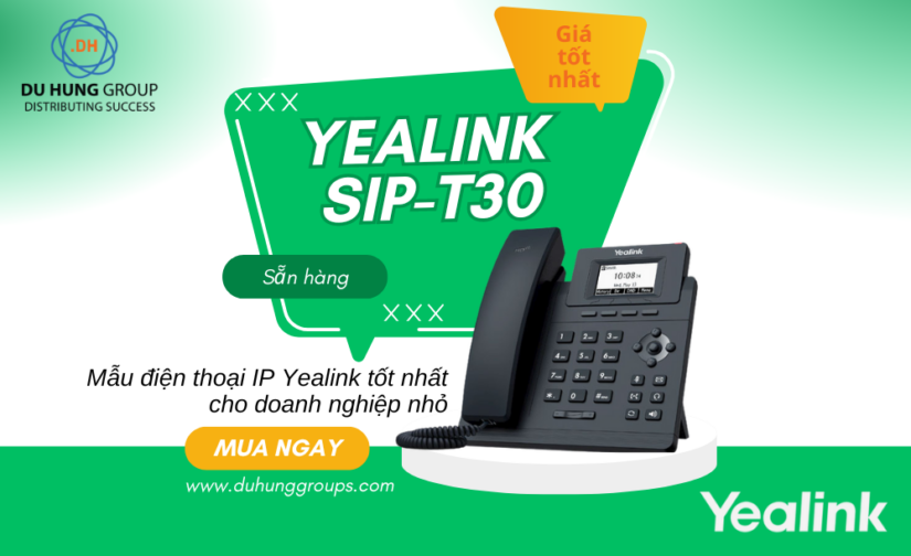 Mẫu điện thoại IP Yealink tốt nhất cho doanh nghiệp nhỏ