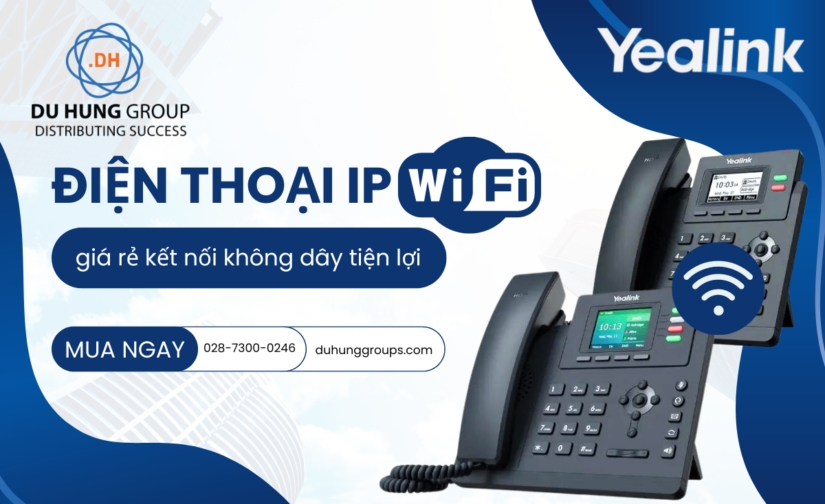 Điện thoại IP Wifi giá rẻ kết nối không dây tiện lợi