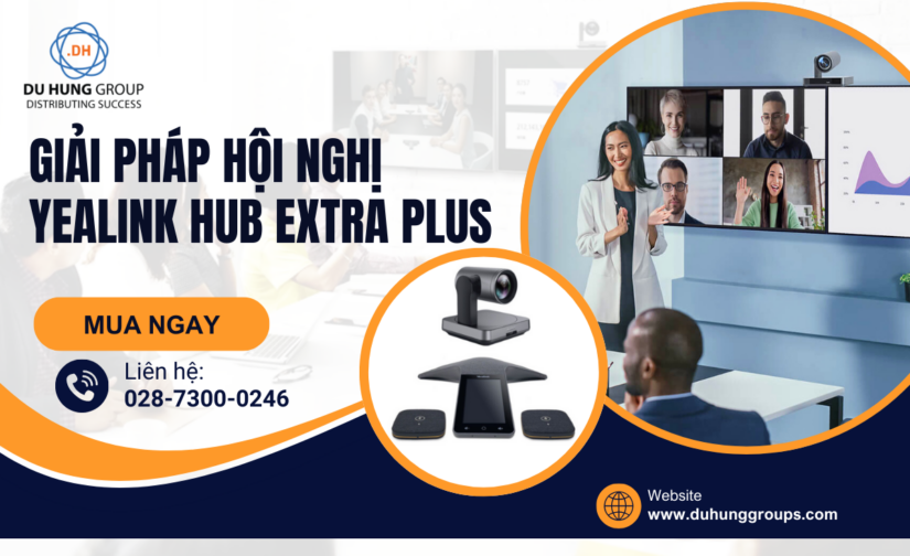 Giải pháp hội nghị Yealink Hub Extra Plus cho phòng họp vừa và lớn