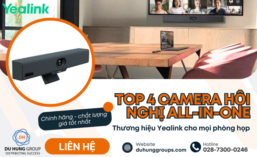 Top 4 camera hội nghị All-in-one Yealink cho mọi phòng họp