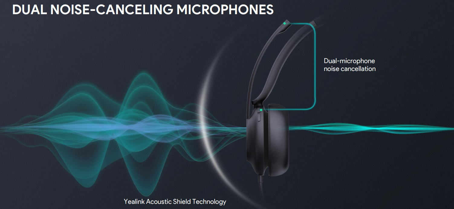 Tai nghe USB Yealink UH35 mới với micro kép thiết kế siêu nhẹ