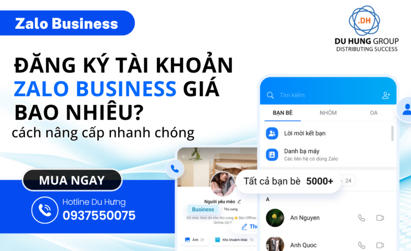 Đăng ký tài khoản Zalo Business giá bao nhiêu? cách nâng cấp nhanh chóng
