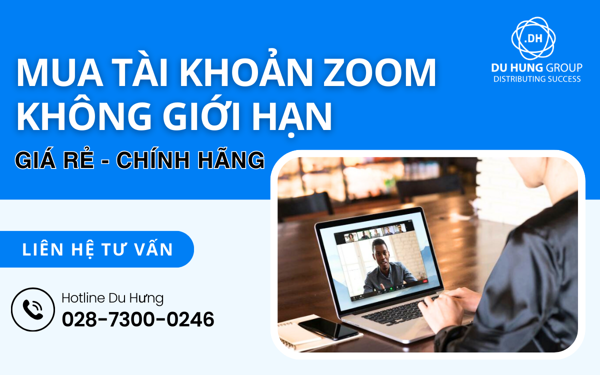 Mua tài khoản Zoom không giới hạn giá rẻ