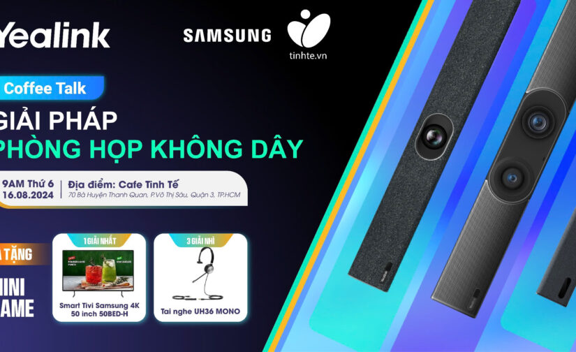 THAM GIA COFFEE TALK – QUÀ TẶNG MINI GAME TIVI SAMSUNG 50 INCH