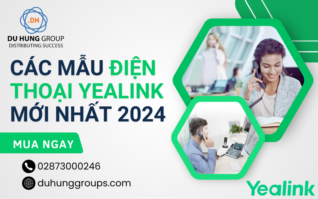 Các mẫu điện thoại Yealink mới nhất 2024