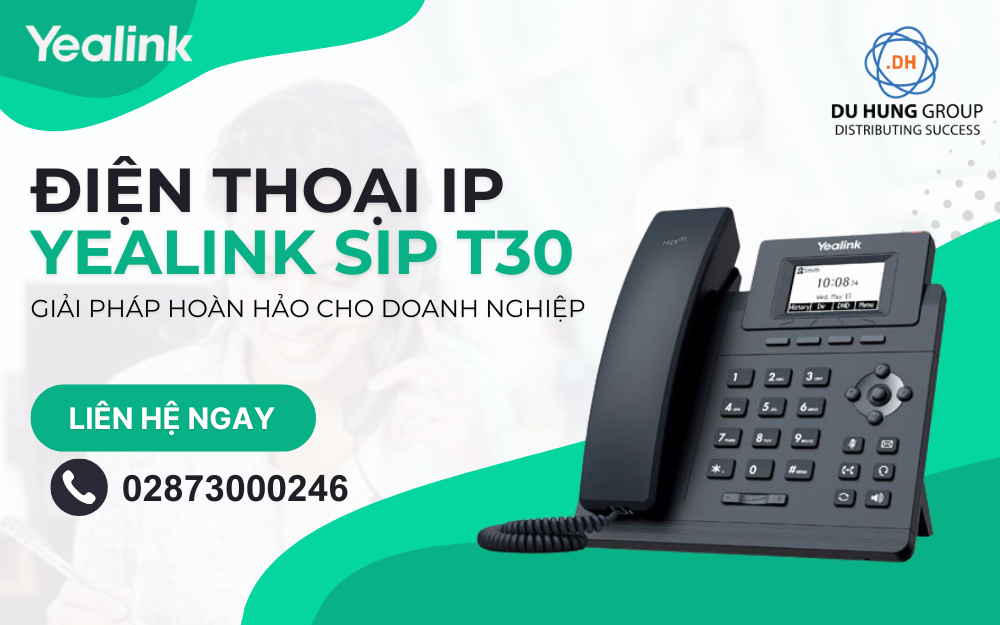 Điện thoại IP Yealink SIP T30 Giải pháp hoàn hảo cho doanh nghiệp