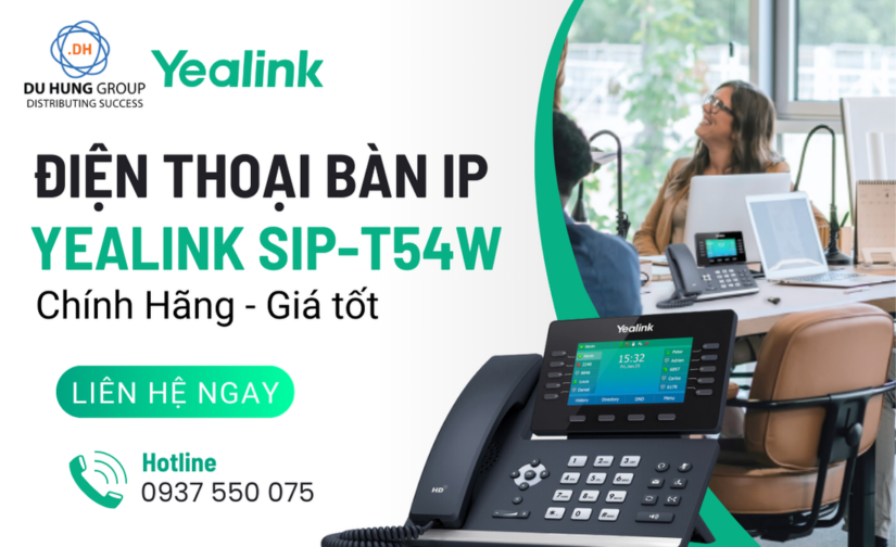 Điện thoại bàn IP Yealink SIP-T54W Chính Hãng Giá tốt