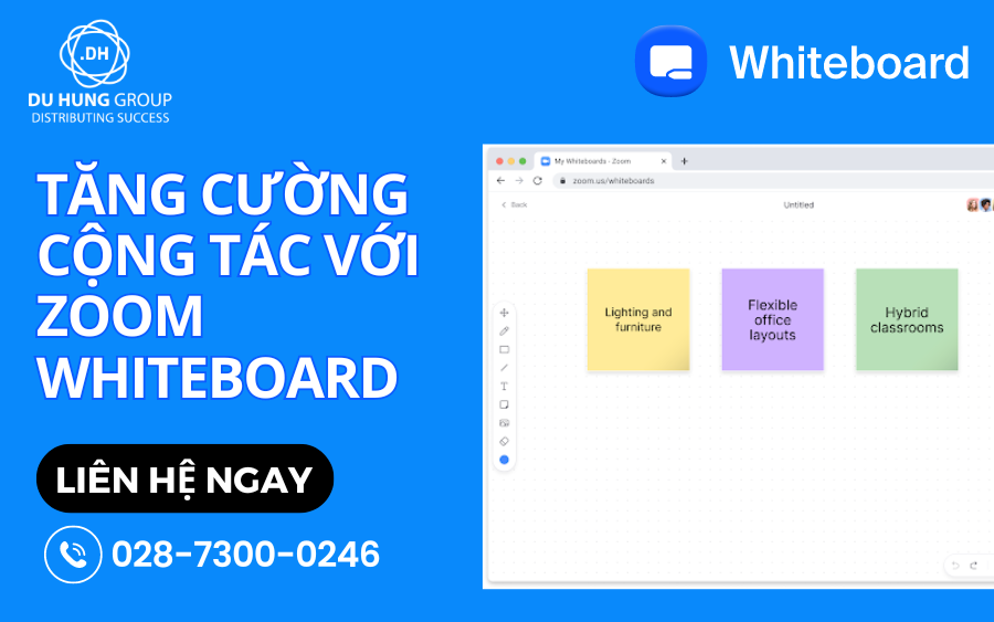 Tăng cường cộng tác với Zoom Whiteboard