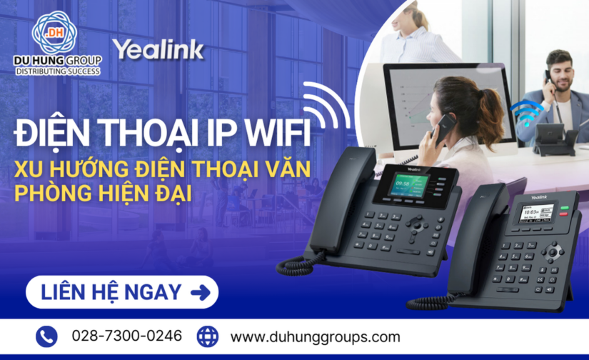 Điện thoại IP Wifi xu hướng điện thoại văn phòng hiện đại