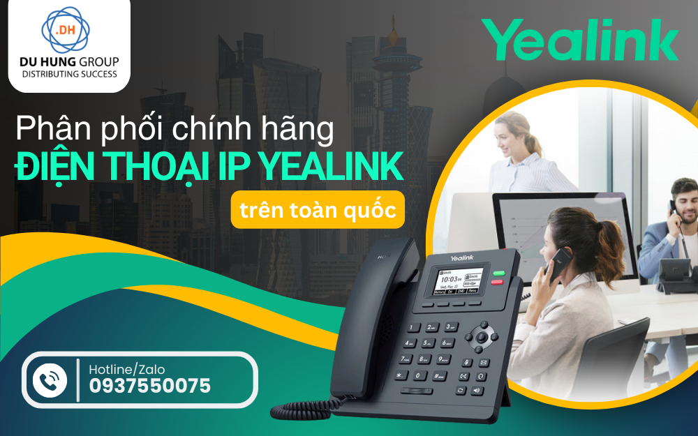 Phân phối chính hãng điện thoại IP Yealink giá tốt trên toàn quốc